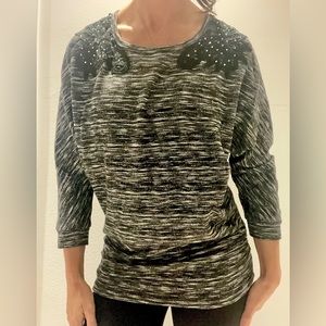 Crochet Detail Lightweight Sweater Top